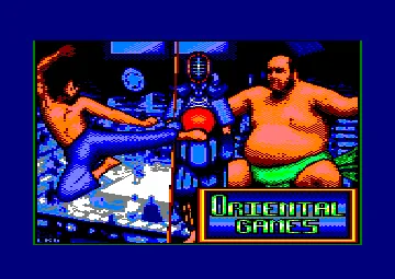 Oriental Games (UK) (1990) screen shot title